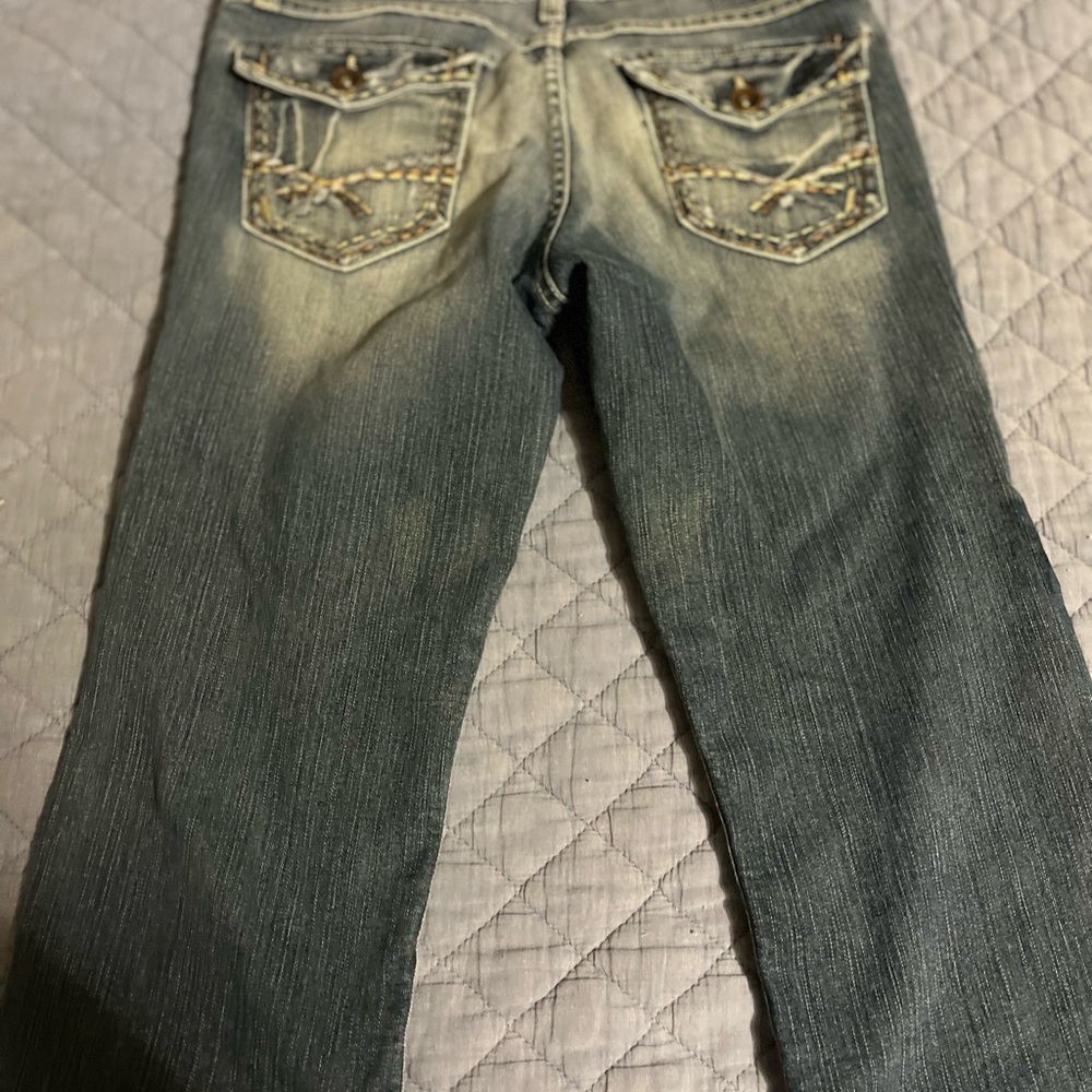 BKE Blue capri with Vintage Distressing size 30‎ - Picture 7 of 8